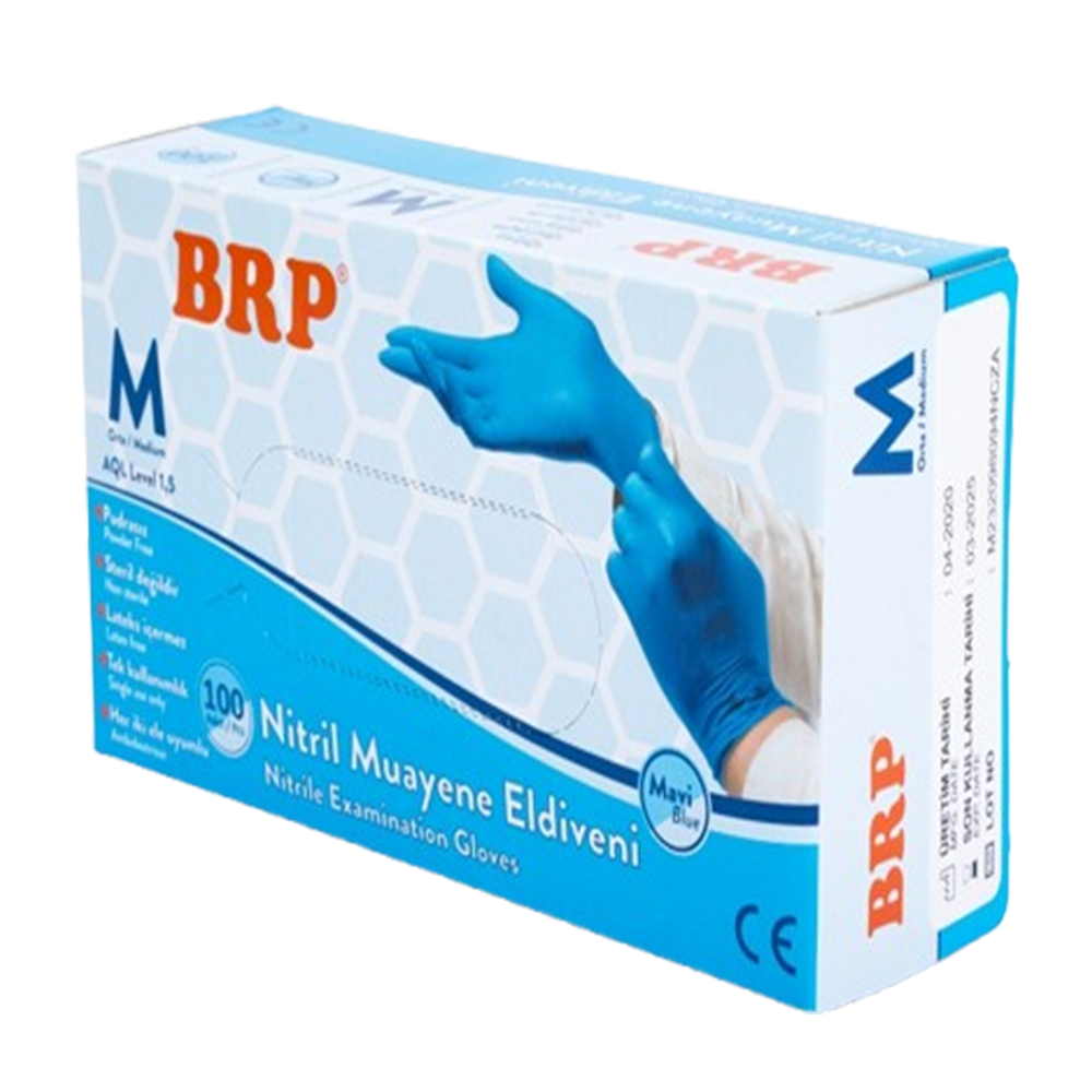 BRP NİTRİL ELDİVEN MEDİUM (MAVİ)