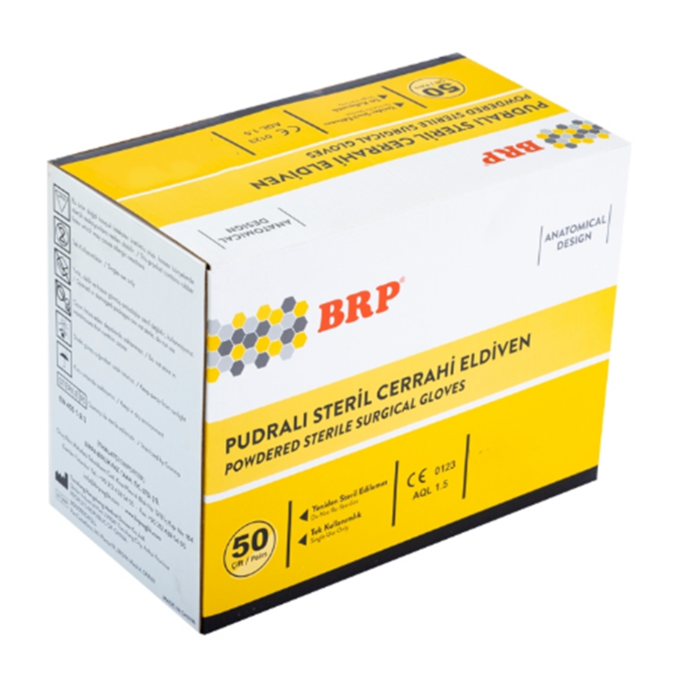 BRP STERİL ELDİVEN PUDRALI NO:7